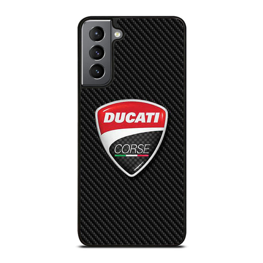 DUCATI CORSE CARBON LOGO Samsung Galaxy S21 Plus Case Cover