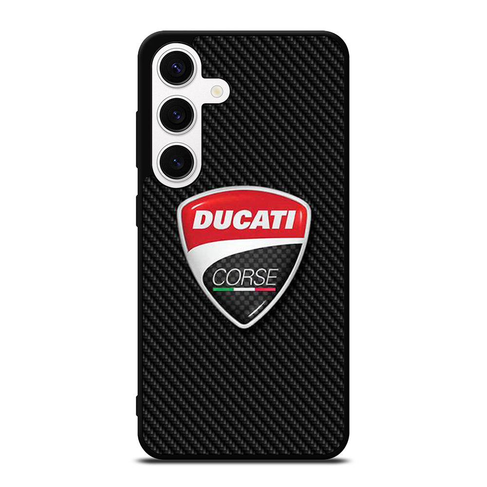 DUCATI CORSE CARBON LOGO Samsung Galaxy S24 Case Cover