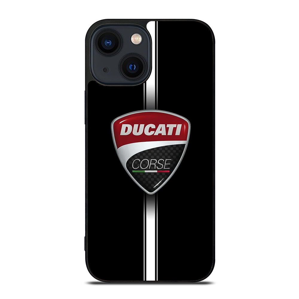 DUCATI CORSE STRIPE LOGO iPhone 14 Plus Case Cover