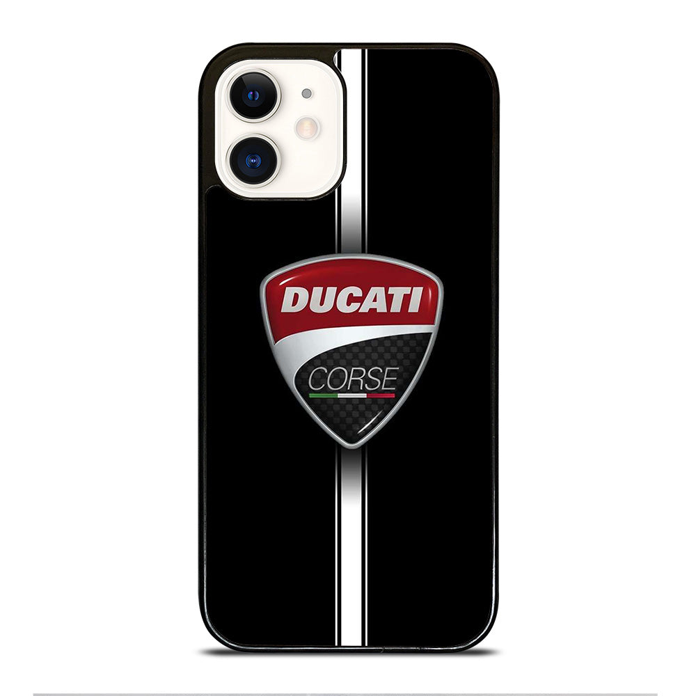 DUCATI CORSE STRIPE LOGO iPhone 12 Case Cover