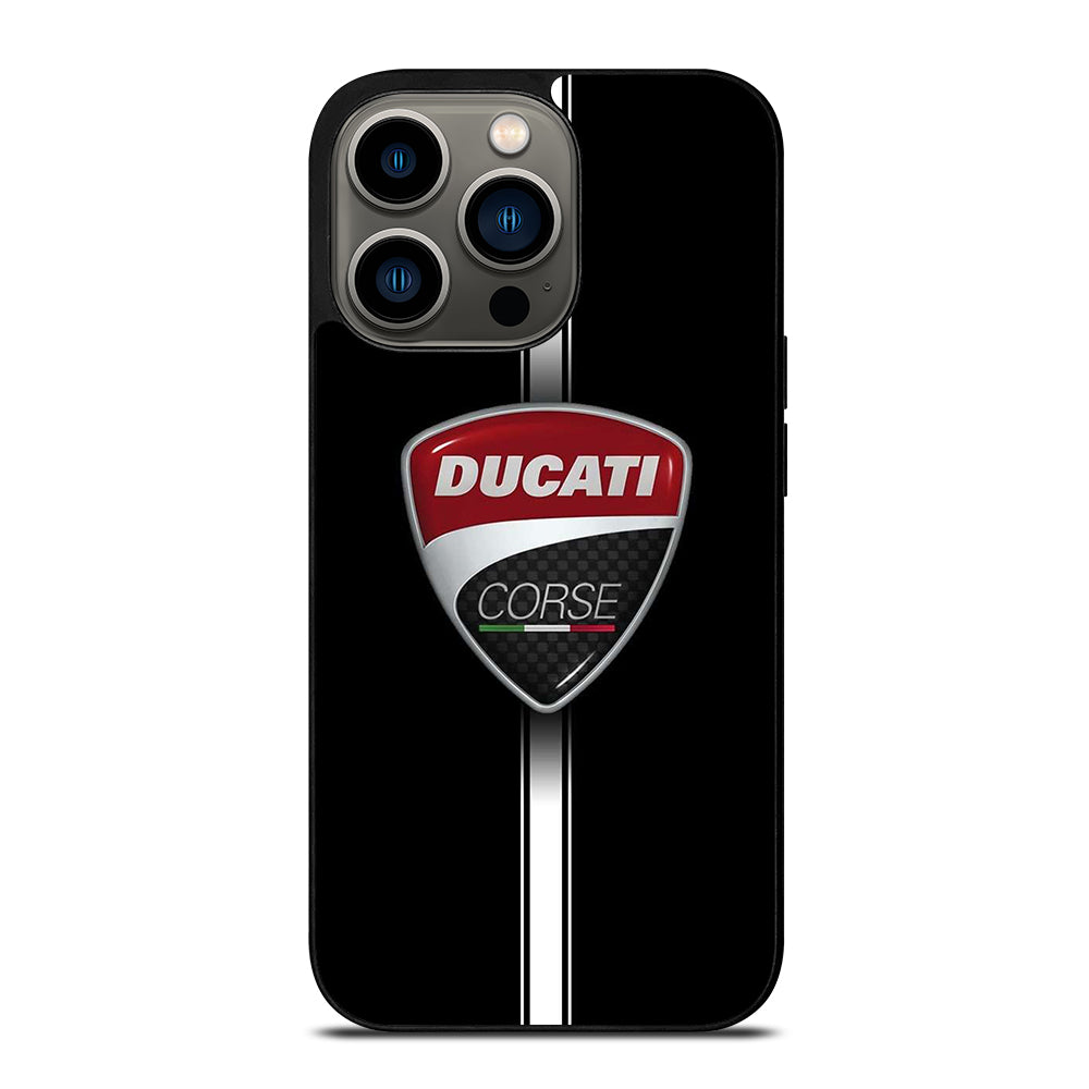 DUCATI CORSE STRIPE LOGO iPhone 13 Pro Case Cover
