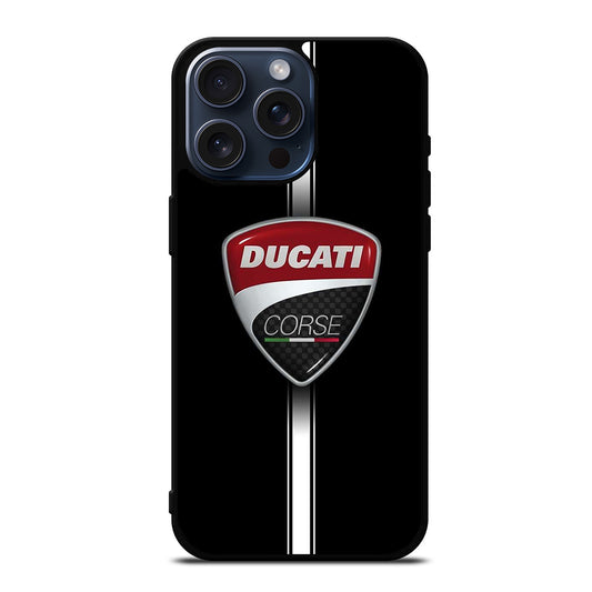 DUCATI CORSE STRIPE LOGO iPhone 15 Pro Max Case Cover