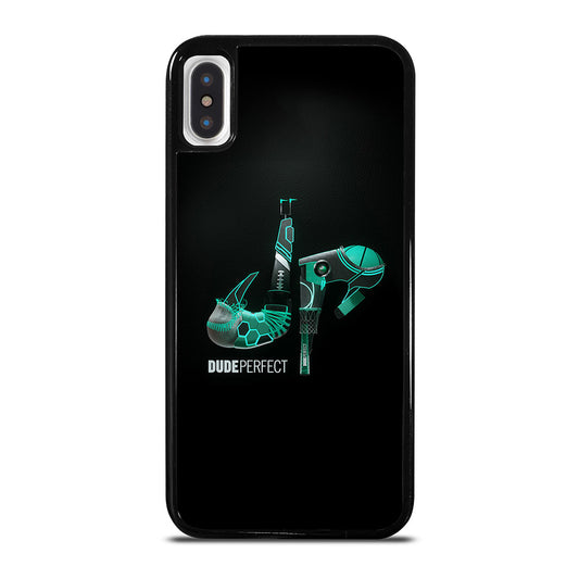 DUDE PERFECT BLACK LOGO iPhone X / XS Case Cover