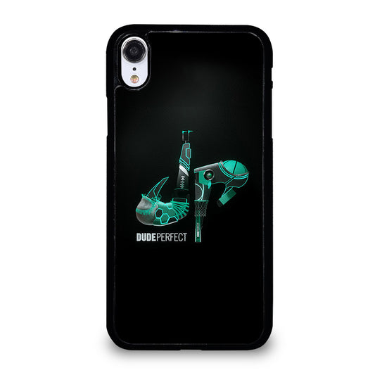 DUDE PERFECT BLACK LOGO iPhone XR Case Cover