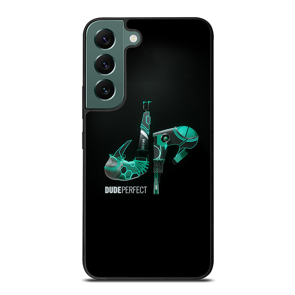 DUDE PERFECT BLACK LOGO Samsung Galaxy S22 Case Cover