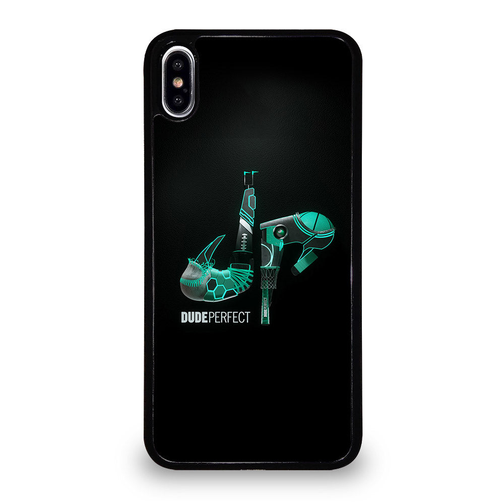 DUDE PERFECT BLACK LOGO iPhone XS Max Case Cover