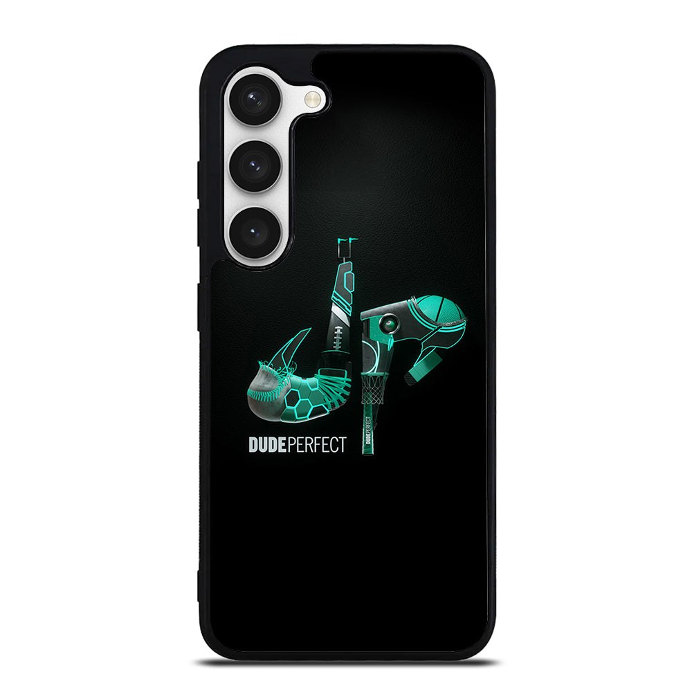 DUDE PERFECT BLACK LOGO Samsung Galaxy S23 Case Cover