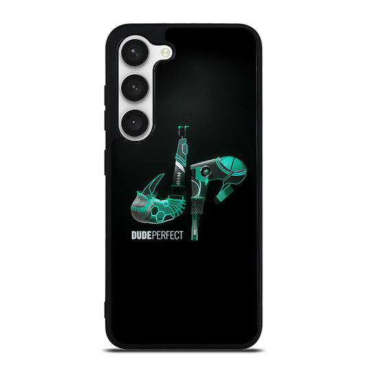 DUDE PERFECT BLACK LOGO Samsung Galaxy S23 Case Cover