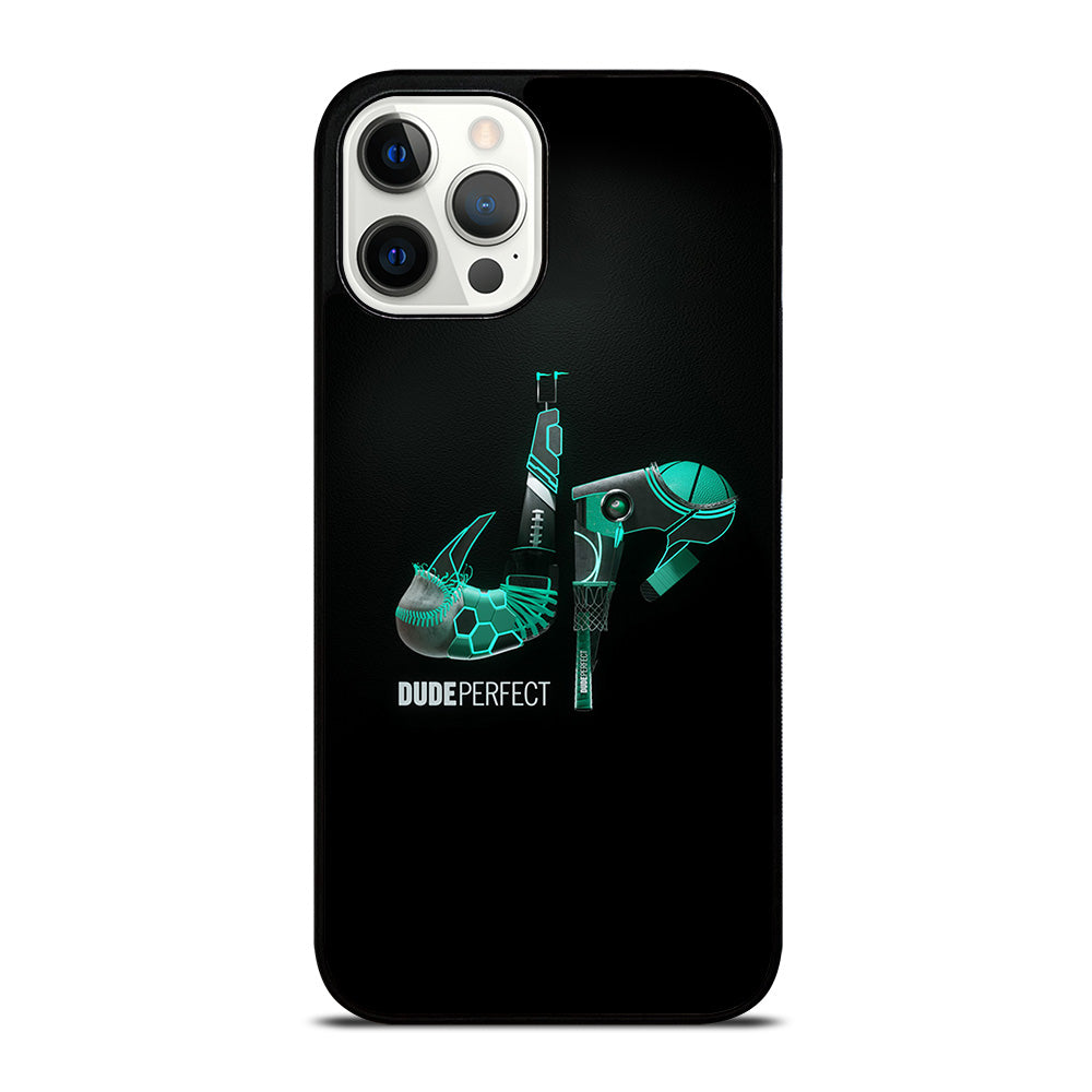 DUDE PERFECT BLACK LOGO iPhone 12 Pro Max Case Cover