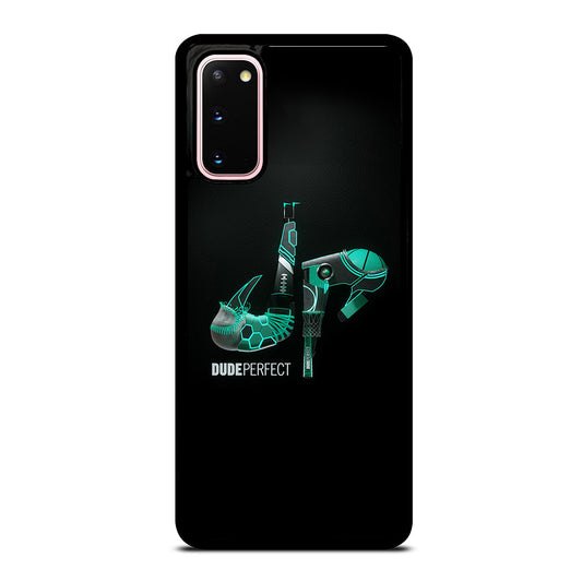 DUDE PERFECT BLACK LOGO Samsung Galaxy S20 Case Cover