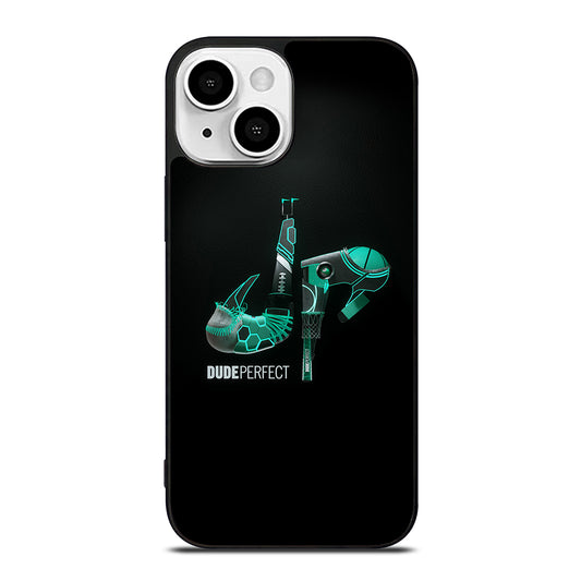 DUDE PERFECT BLACK LOGO iPhone 13 Mini Case Cover