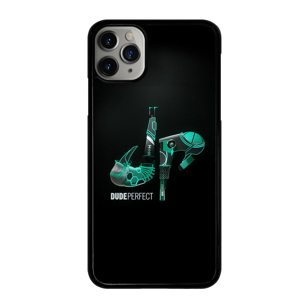 DUDE PERFECT BLACK LOGO iPhone 11 Pro Max Case Cover