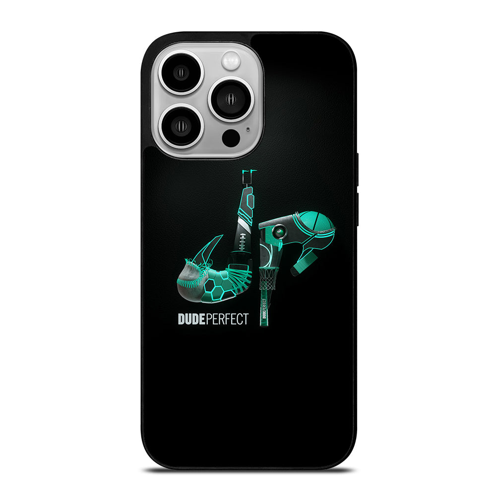 DUDE PERFECT BLACK LOGO iPhone 14 Pro Case Cover