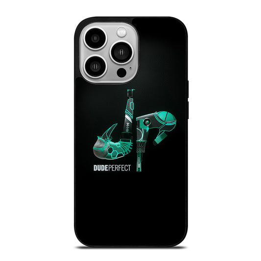 DUDE PERFECT BLACK LOGO iPhone 14 Pro Case Cover