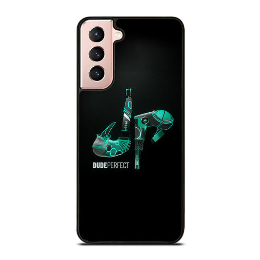 DUDE PERFECT BLACK LOGO Samsung Galaxy S21 Case Cover