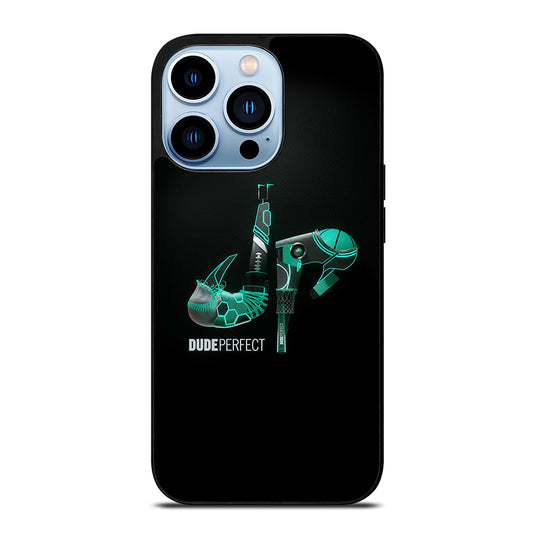 DUDE PERFECT BLACK LOGO iPhone 13 Pro Max Case Cover