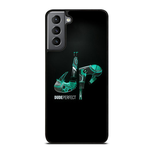DUDE PERFECT BLACK LOGO Samsung Galaxy S21 Plus Case Cover