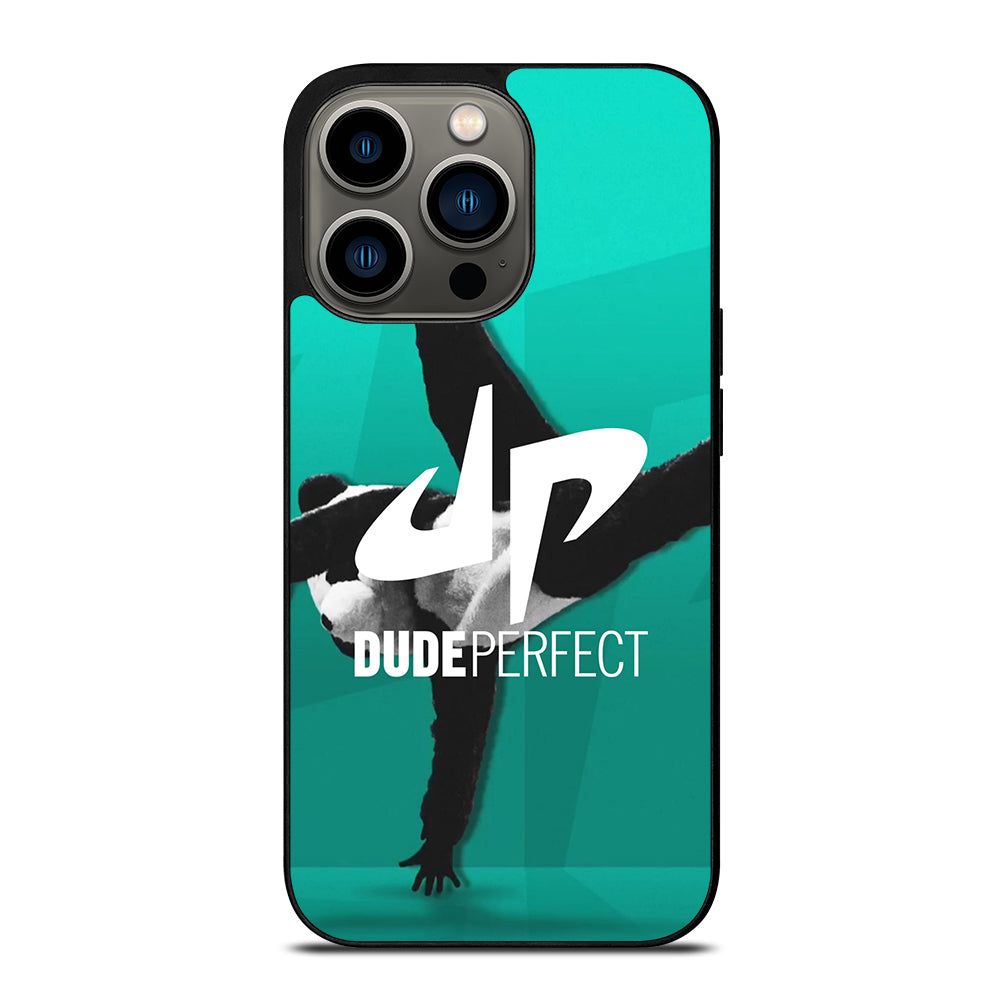 DUDE PERFECT PANDA LOGO iPhone 13 Pro Case Cover
