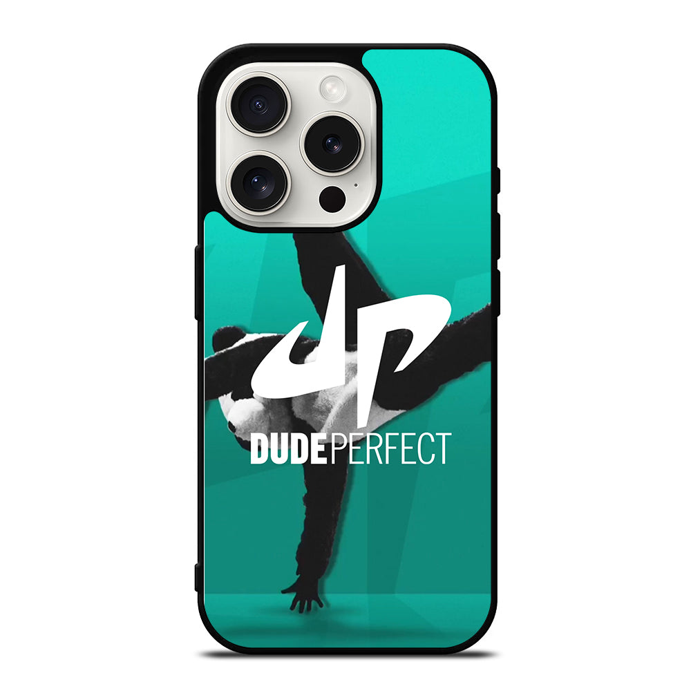 DUDE PERFECT PANDA LOGO iPhone 15 Pro Case Cover