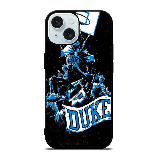 DUKE BLUE DEVILS NBA LOGO 3 iPhone 15 Case Cover