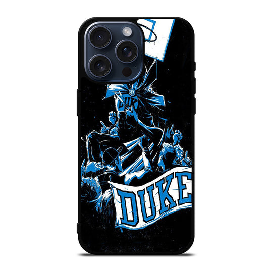 DUKE BLUE DEVILS NBA LOGO 3 iPhone 15 Pro Max Case Cover
