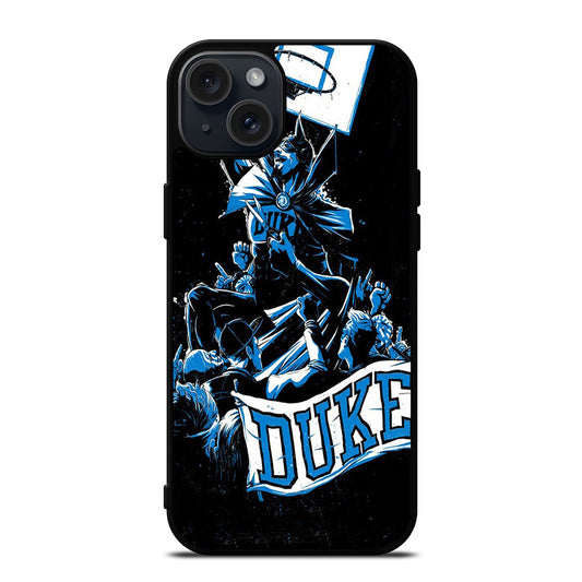 DUKE BLUE DEVILS NBA LOGO 3 iPhone 15 Plus Case Cover
