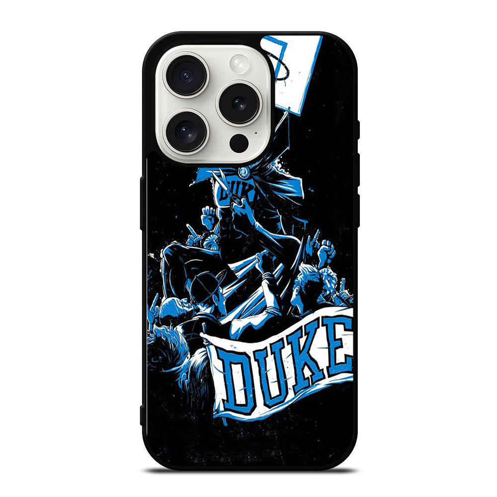 DUKE BLUE DEVILS NBA LOGO 3 iPhone 15 Pro Case Cover