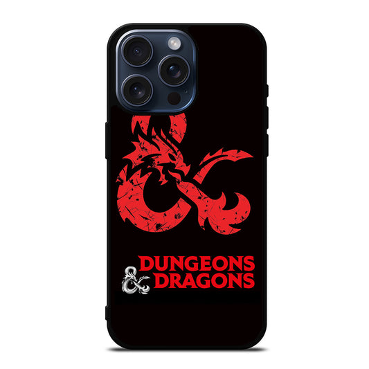 DUNGEONS AND DRAGONS LOGO iPhone 15 Pro Max Case Cover