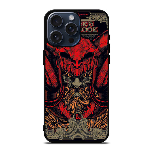DUNGEONS AND DRAGONS PLAYER HANDBOOK iPhone 15 Pro Max Case Cover