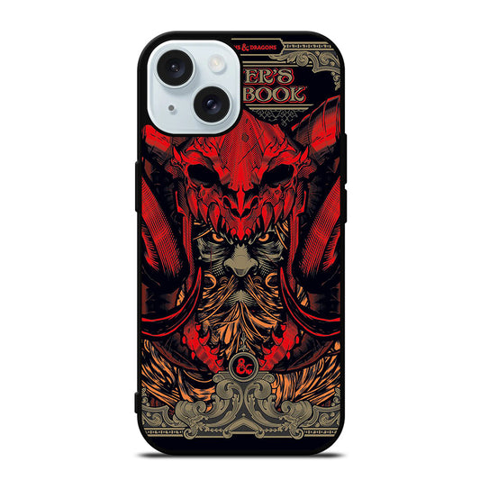 DUNGEONS AND DRAGONS PLAYER HANDBOOK iPhone 15 Case Cover