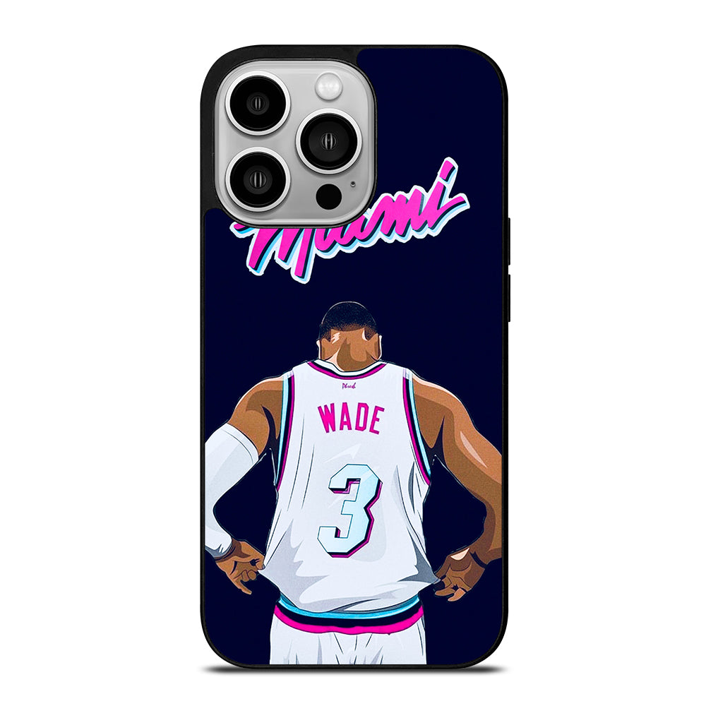 DWYANE WADE 3 BASKETBALL iPhone 14 Pro Case Cover