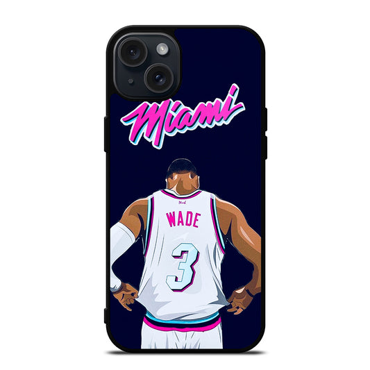 DWYANE WADE 3 BASKETBALL iPhone 15 Plus Case Cover