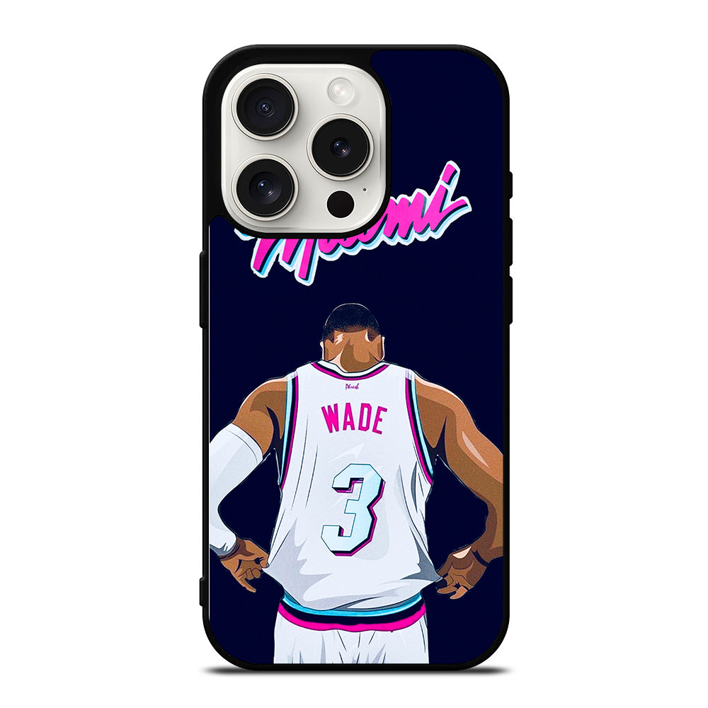 DWYANE WADE 3 BASKETBALL iPhone 15 Pro Case Cover