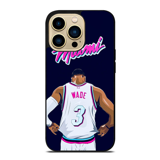 DWYANE WADE 3 BASKETBALL iPhone 14 Pro Max Case Cover