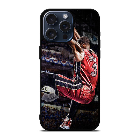 DWYANE WADE JUMP iPhone 15 Pro Max Case Cover