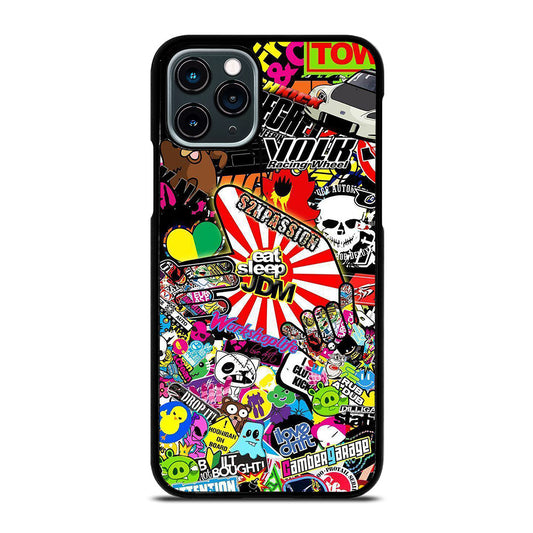 EAT SLEEP JDM STICKER BOMB 2 iPhone 11 Pro Case Cover