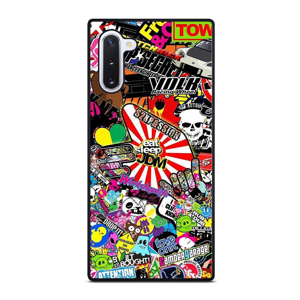 EAT SLEEP JDM STICKER BOMB 2 Samsung Galaxy Note 10 Case Cover