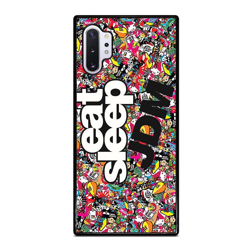 EAT SLEEP JDM STICKER BOMB Samsung Galaxy Note 10 Plus Case Cover