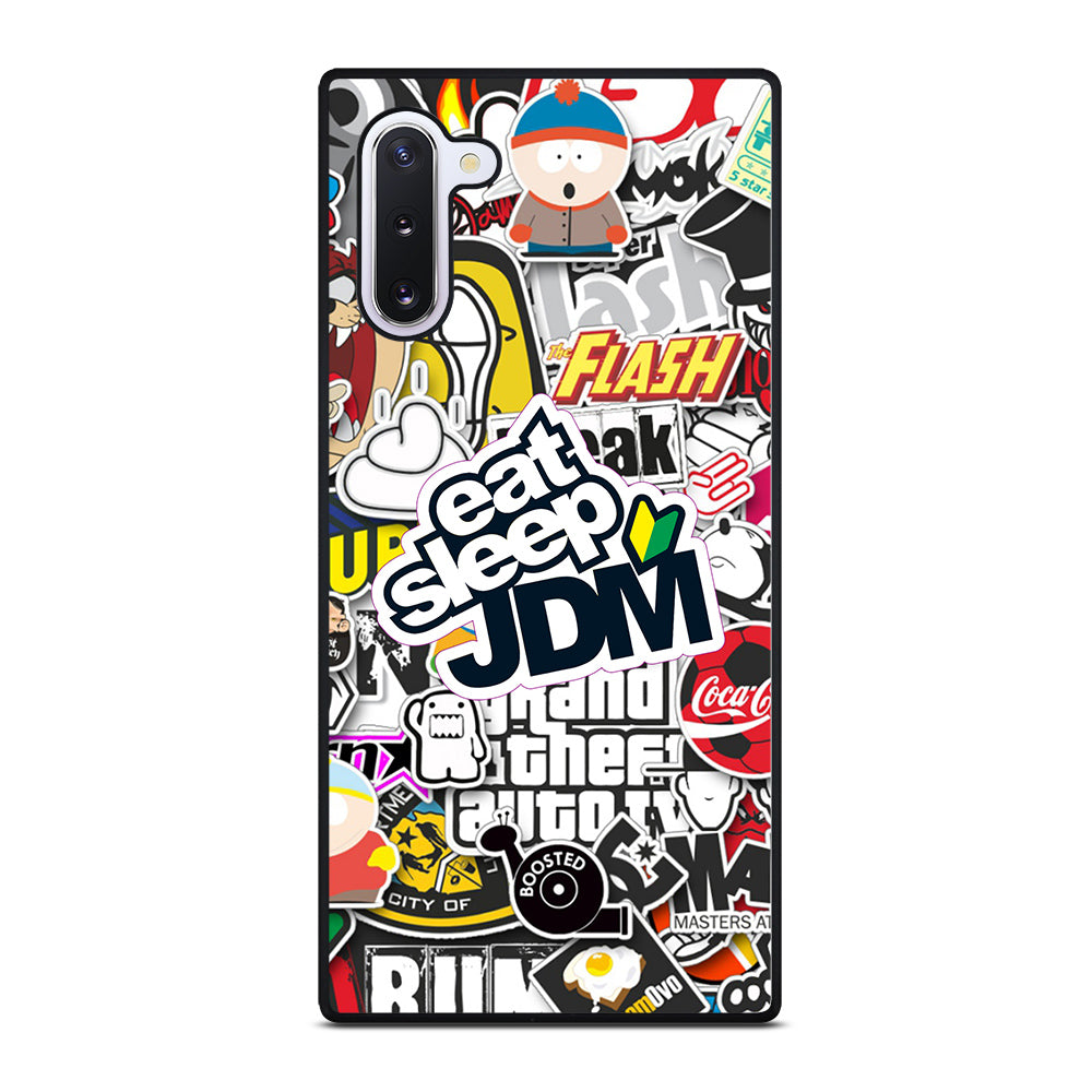 EAT SLEEP JDM STICKER Samsung Galaxy Note 10 Case Cover