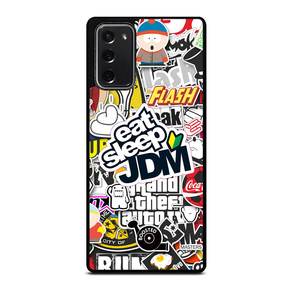 EAT SLEEP JDM STICKER Samsung Galaxy Note 20 Case Cover