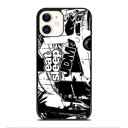 EAT SLEEP JDM ART iPhone 12 Case Cover