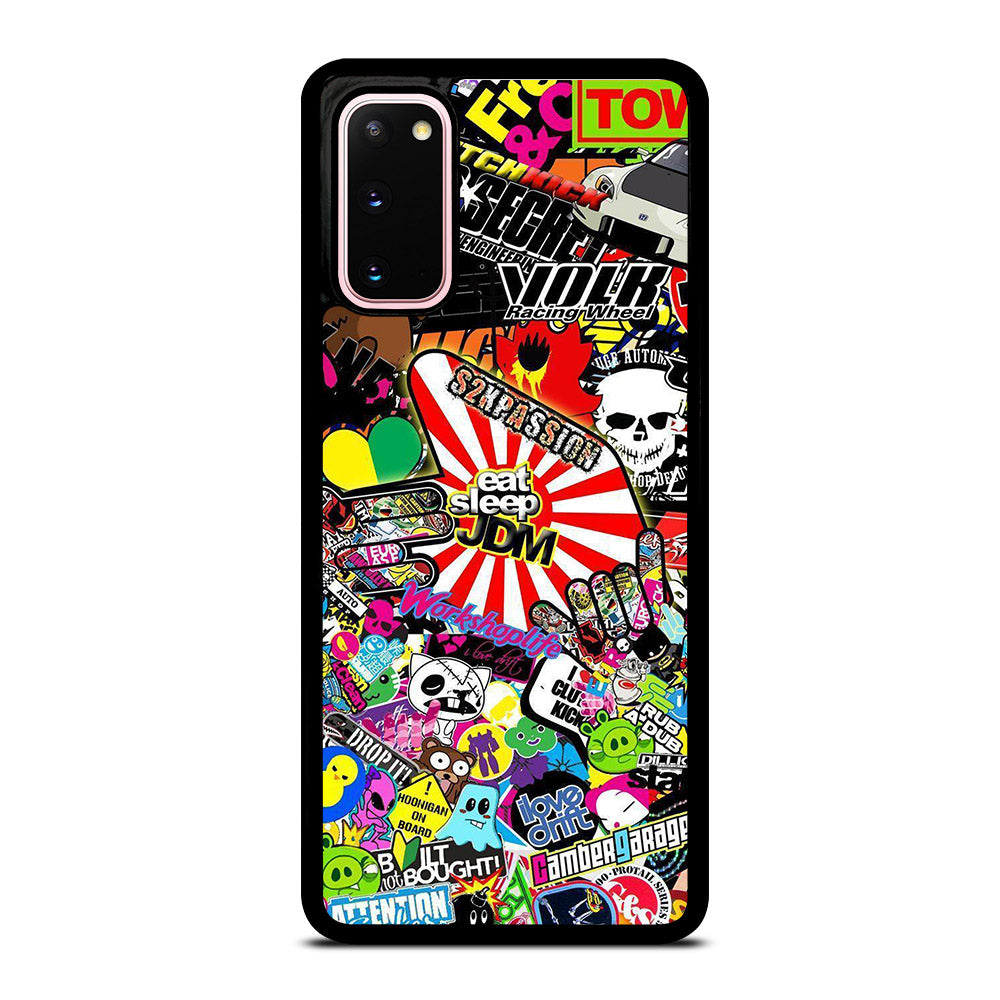 EAT SLEEP JDM STICKER BOMB 2 Samsung Galaxy S20 Case Cover