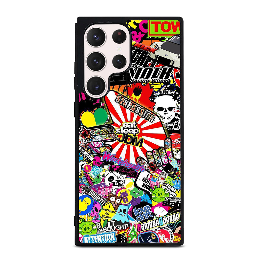 EAT SLEEP JDM STICKER BOMB 2 Samsung Galaxy S23 Ultra Case Cover