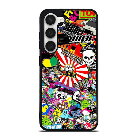 EAT SLEEP JDM STICKER BOMB 2 Samsung Galaxy S23 Case Cover