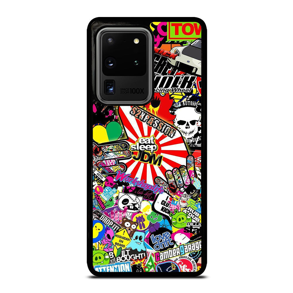 EAT SLEEP JDM STICKER BOMB 2 Samsung Galaxy S20 Ultra Case Cover