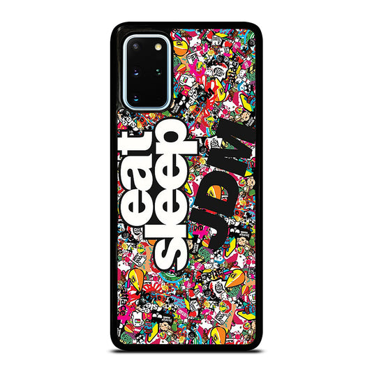 EAT SLEEP JDM STICKER BOMB Samsung Galaxy S20 Plus Case Cover