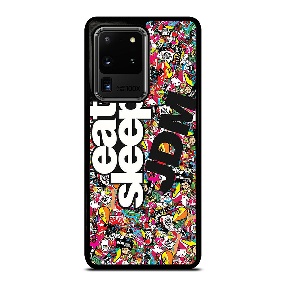 EAT SLEEP JDM STICKER BOMB Samsung Galaxy S20 Ultra Case Cover