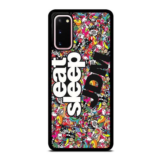 EAT SLEEP JDM STICKER BOMB Samsung Galaxy S20 Case Cover