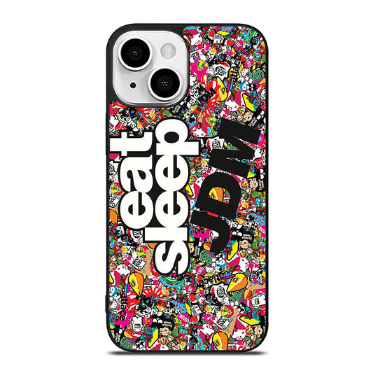 EAT SLEEP JDM STICKER BOMB iPhone 13 Mini Case Cover