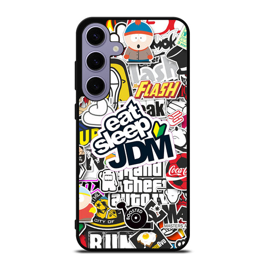 EAT SLEEP JDM STICKER Samsung Galaxy S24 Plus Case Cover